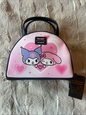 Hot Topic Black & Purple Kuromi Character Satchel NWT